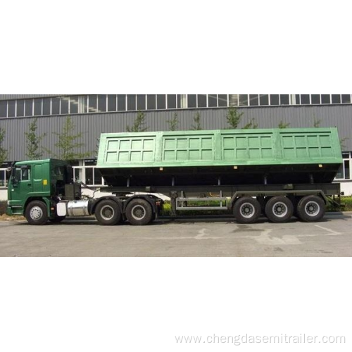 3 Axle 40ton Hydraulic U Shape Dump Trailers